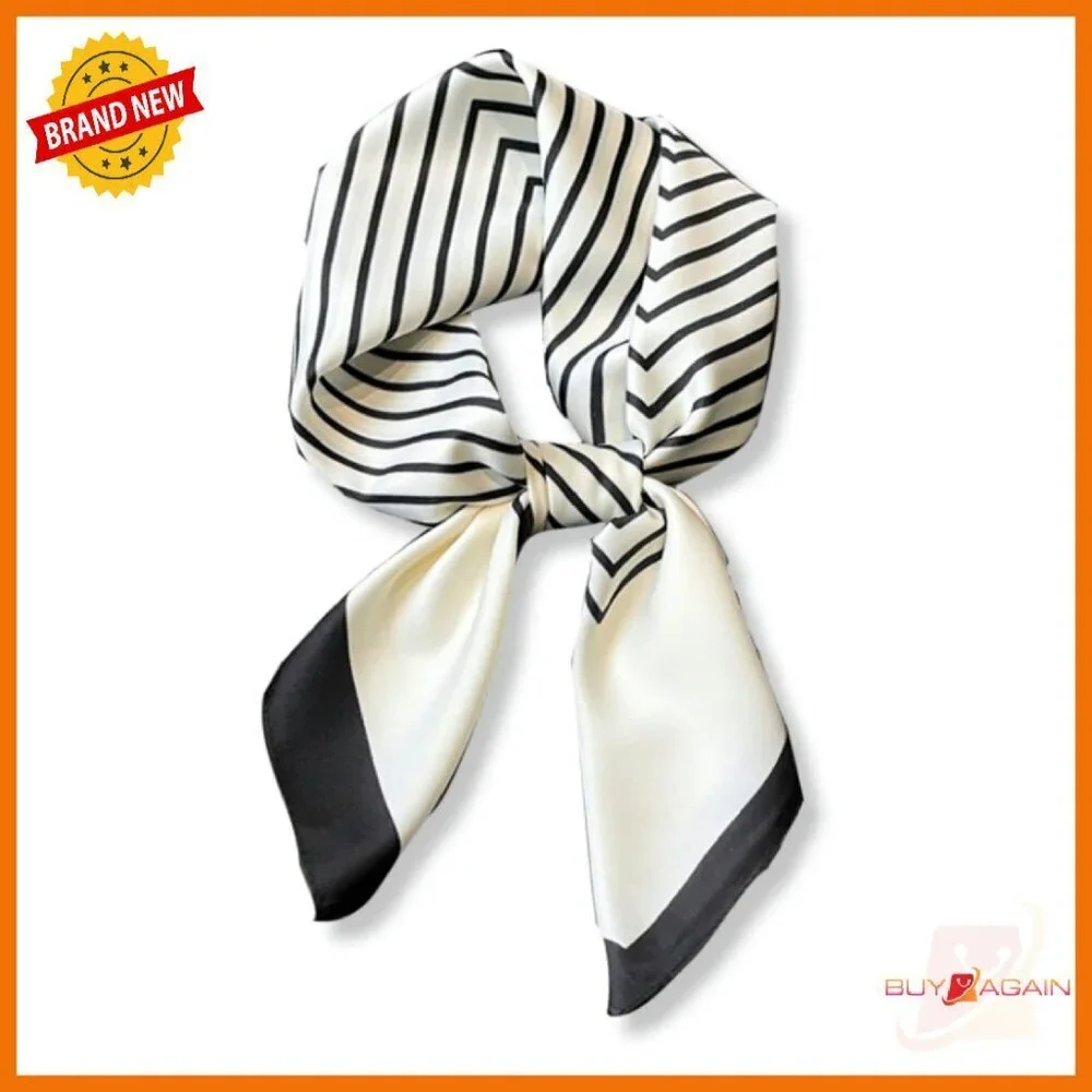 27x27 Mulberry Silk Square Scarf Versatile Headscarf Neckerchief